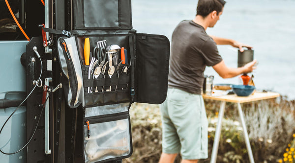 Camping Organization for Tools, Utensils, and Silverware in your Mercedes  Sprinter Van - RADIUS OUTFITTERS