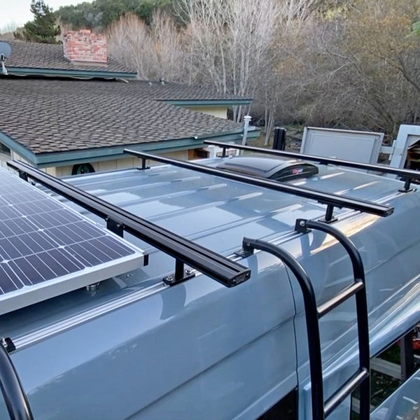 Solar panel discount roof rack mount