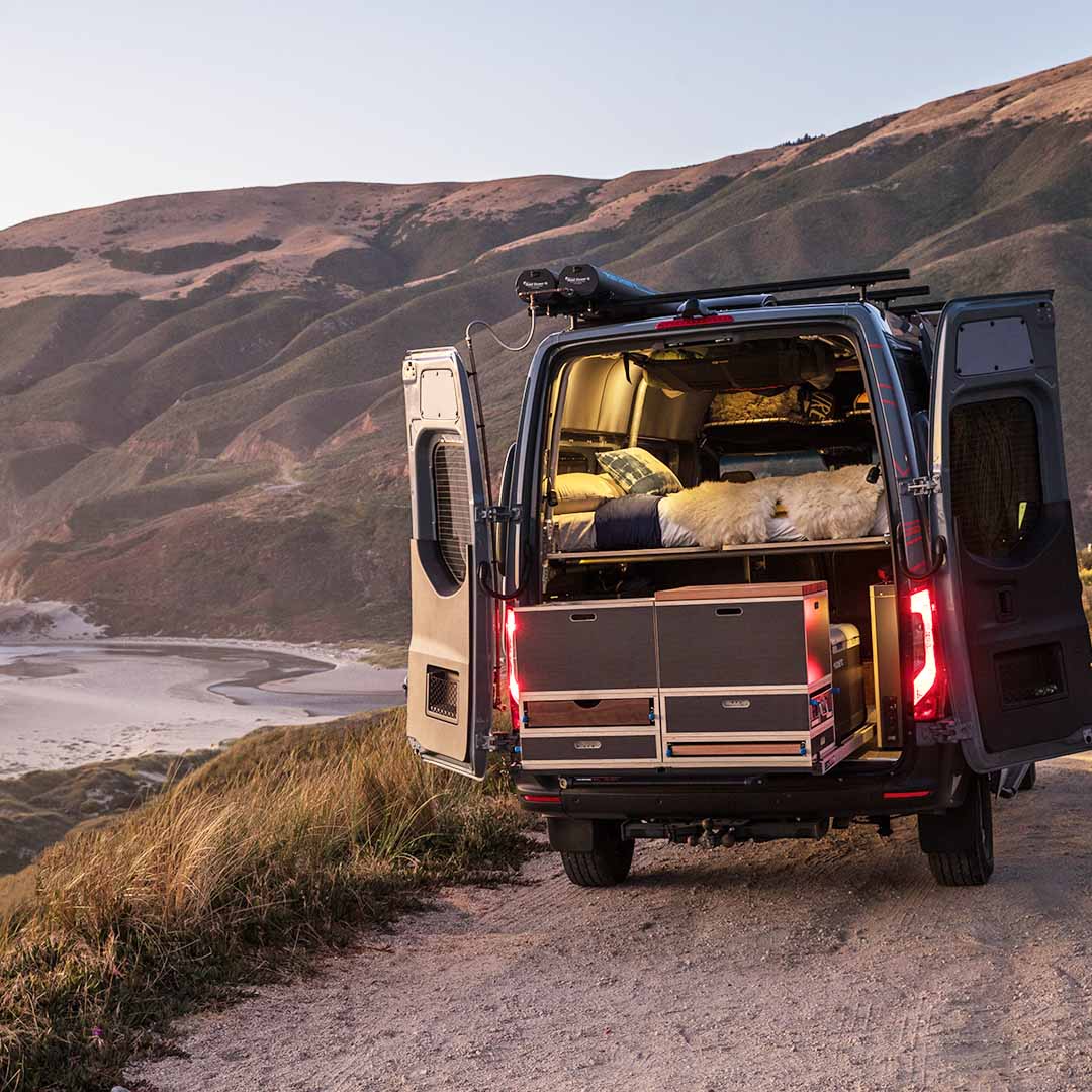 Sprinter Van Bed Frame System Kit RADIUS OUTFITTERS