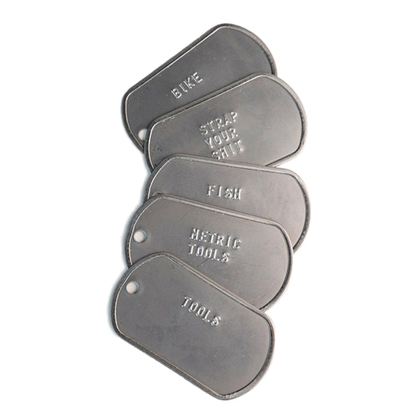  Stainless Steel Blank Rolled Military Dog Tags