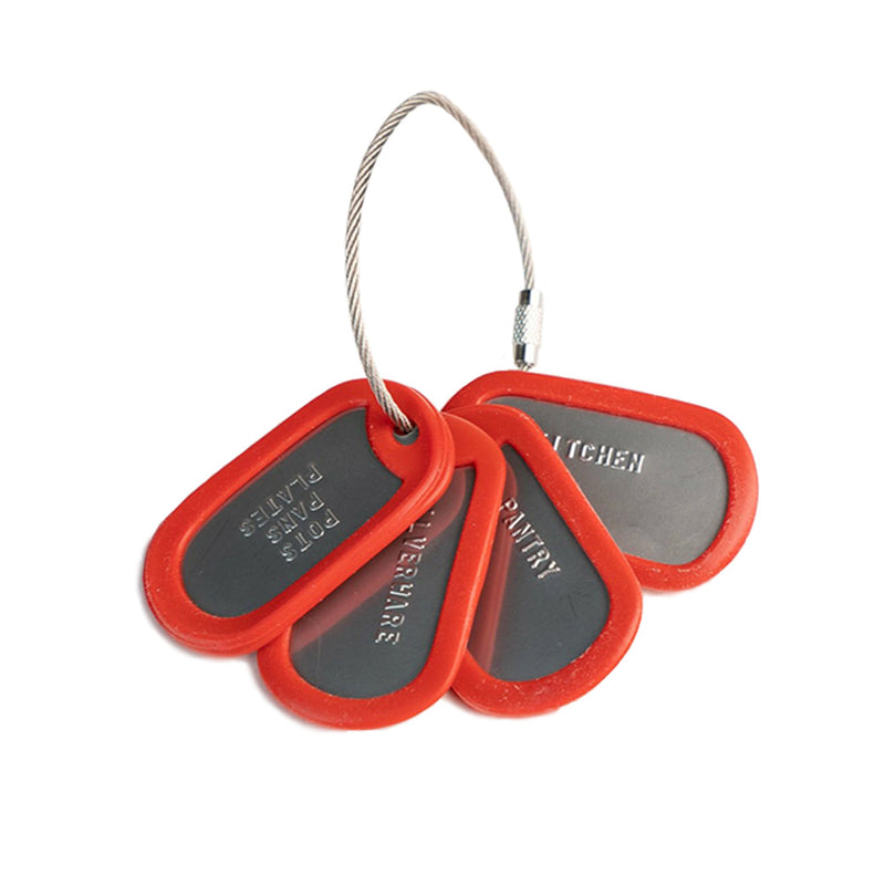 Custom Printed Embossed Camp Organization Dog Tags - RADIUS OUTFITTERS